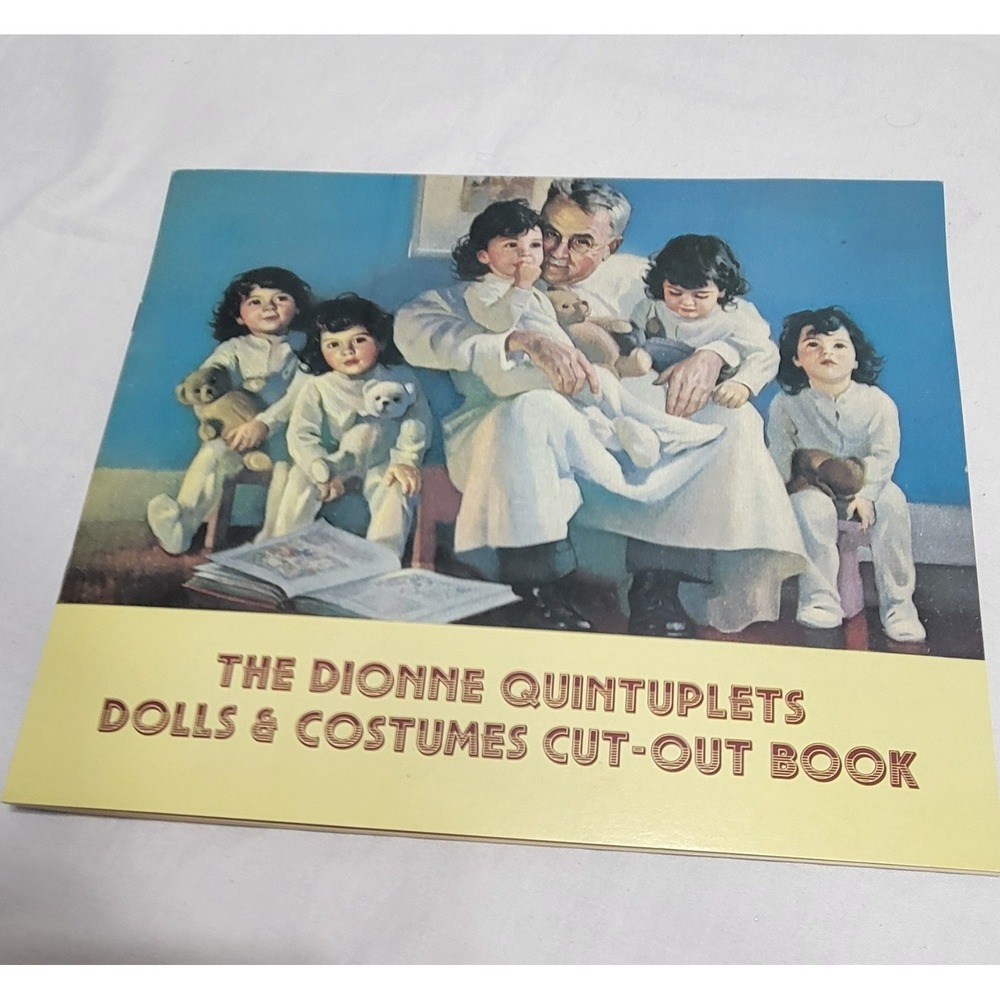 Merrimack Dionne Quintuplets Paper Doll Book Uncut Sheets 1984 Vintage